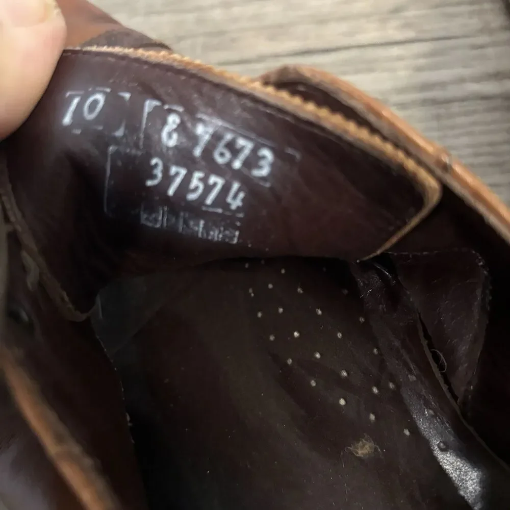 Allen Edmonds The Rutledge Independence Collection Sz 10 E Brown Leather Cap Toe
